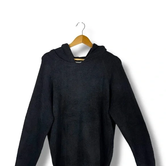 Softies Solid Marshmallow Hoodie Lounge Set, Black, Size XL - Picture 4 of 16